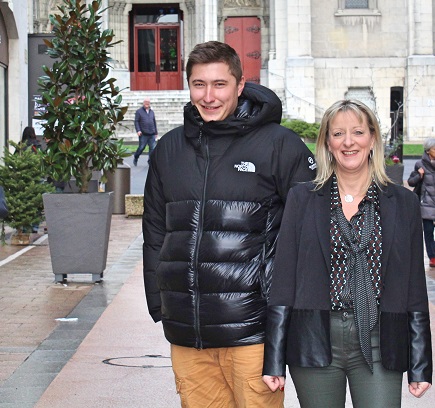 Laurence Pinchon et Nathan Berger, Présidente et Vice-Président de la nouvelle association de commerçants