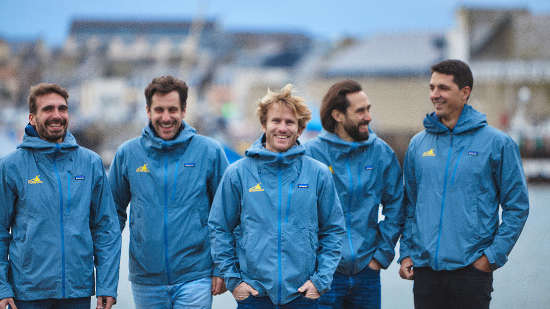 Pour les 5 cofondateurs de Vela, pas de doute, l’avenir du transport de marchandises passera par les bateaux à voile © DR