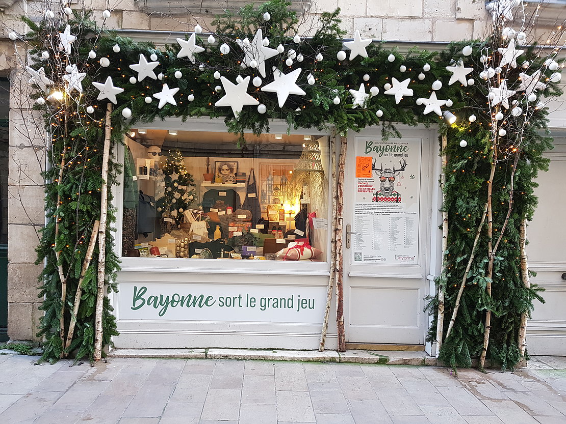 La vitrine à remporter se situe au 19 rue Bourgneuf à Bayonne - Photo © Coline Julien