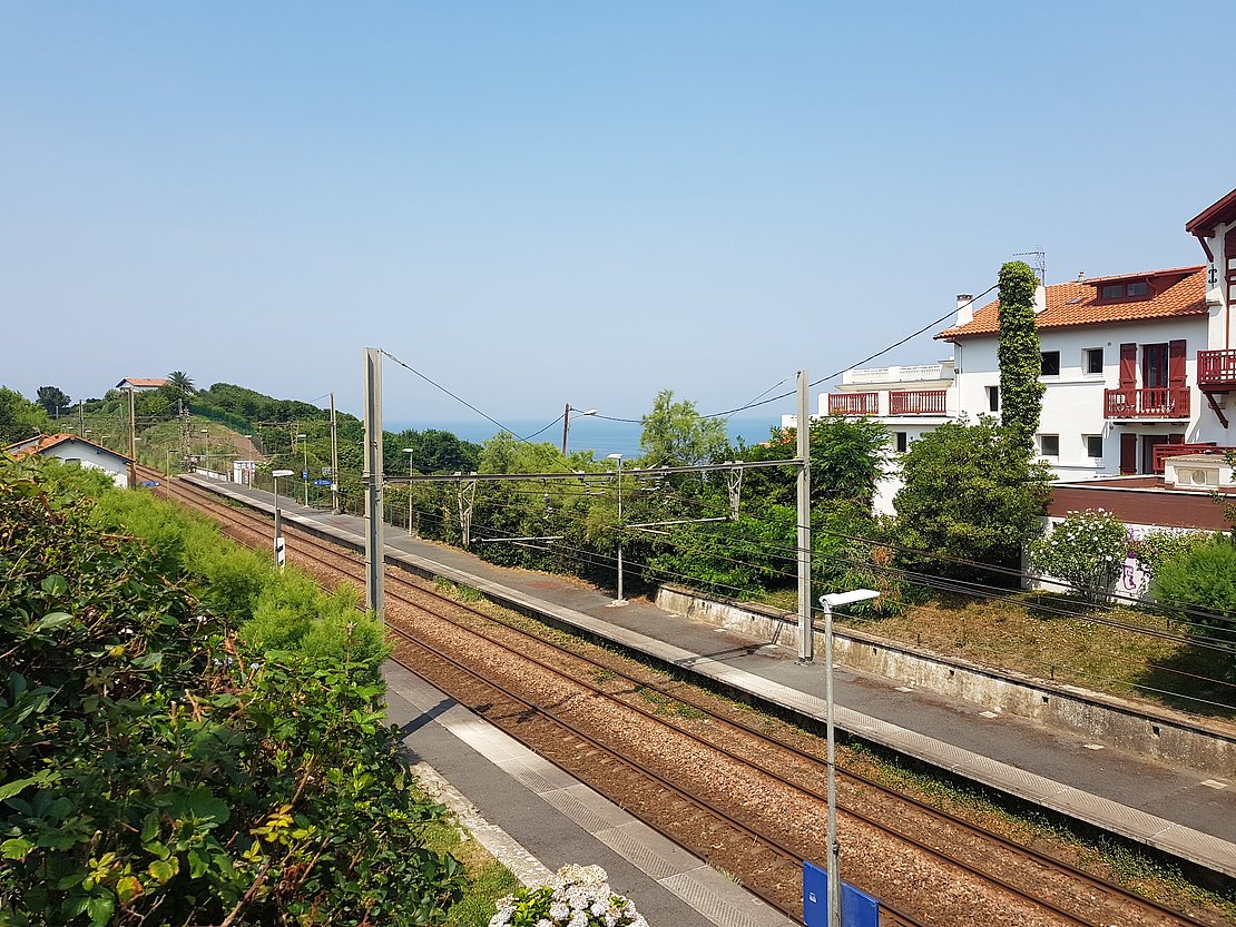 Ligne ferroviaire Guéthary, Pays Basque.