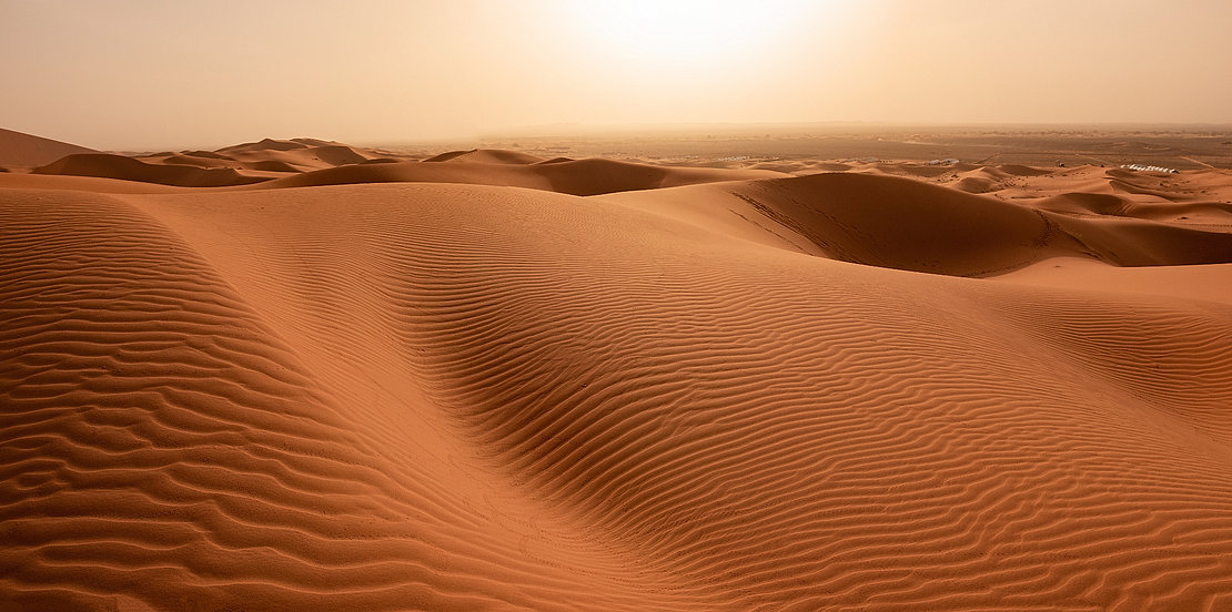 Le 15 mars, les Néo-Aquitains se sont réveillés avec un ciel orangé, chargé en particules de sable provenant du Sahara © shirophoto - stock.adobe.com