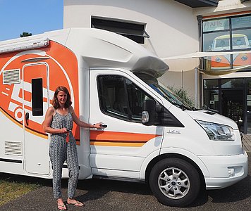 Marion Woirhaye, co-fondatrice de Wikicampers, a créé le « airbnb » du camping-car en 2012.