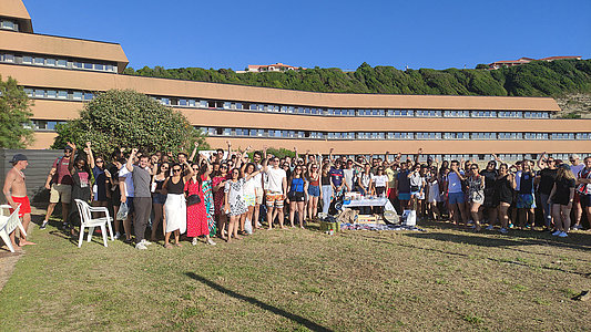 Au mois de juin, Resak organisait des ateliers de sensibilisation pour les salariés de la fondation Deloitte, à Anglet © YR