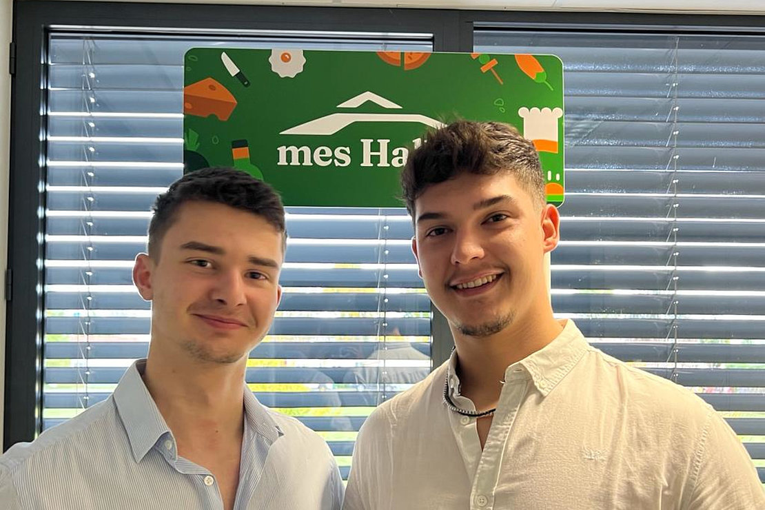 Julien Camy et Hugo Fernandez, les créateurs de Mes-halles.fr © DR