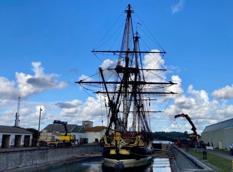 L'Hermione à Bayonne