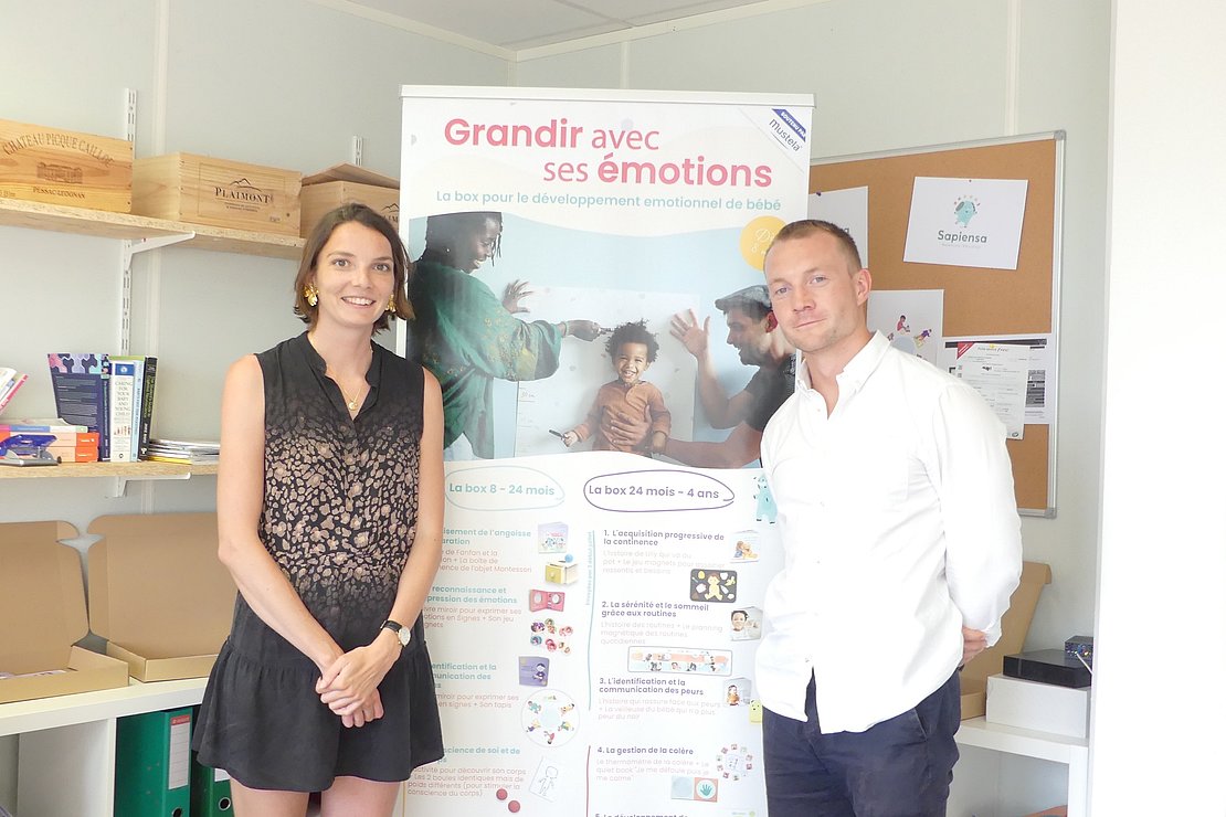 Giulia Giallatini et François Chevallier, cofondateurs de Sapiensa. © AD 