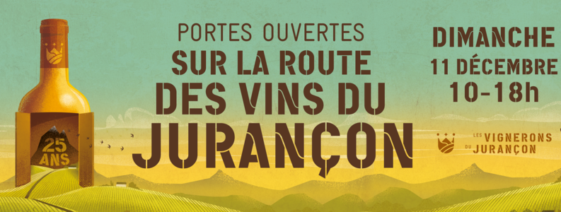 « Sur la route des vins du Jurançon », affiche 2022