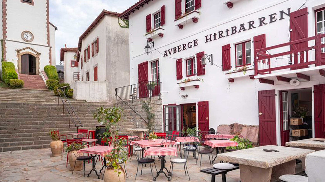 L’Auberge Hiribarren, 57, chemin d’Aruntz à Biriatou © DR