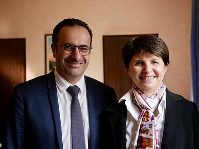 Frédéric Cabarrou& Catherine Errecart. © Anne Pinsolle