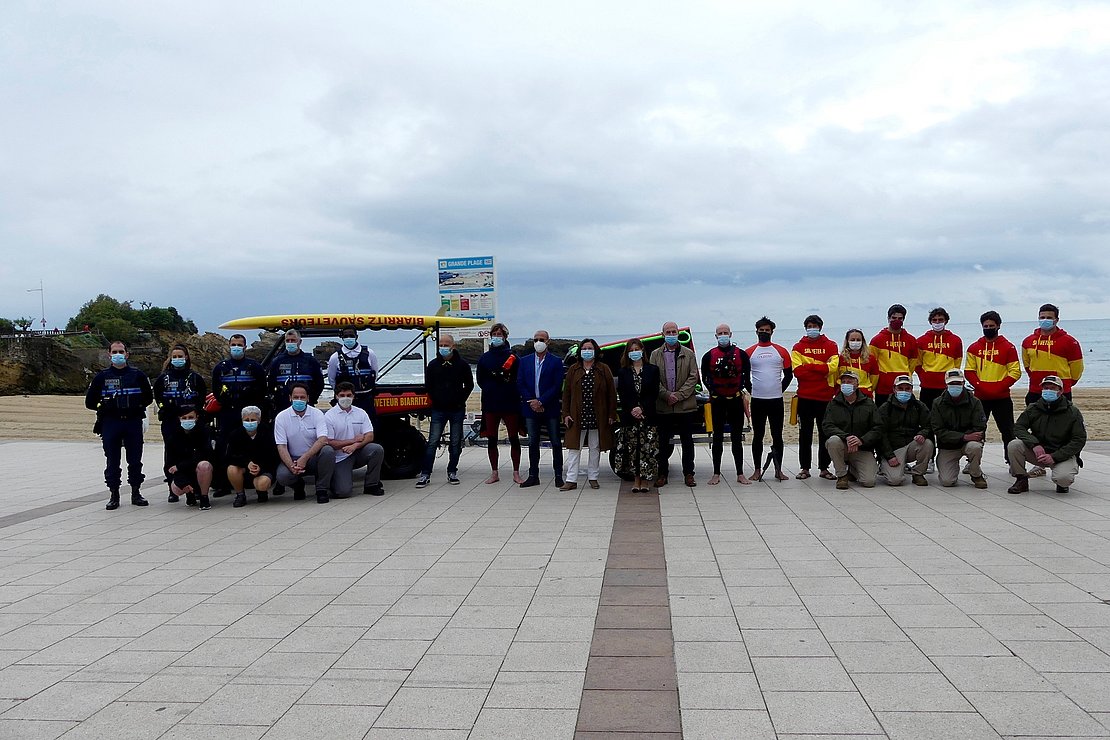 En plus de la police municipale, la mairie de Biarritz a mis en place trois brigades dédiées à l’environnement, au littoral et au stationnement © Alexandra Delalande