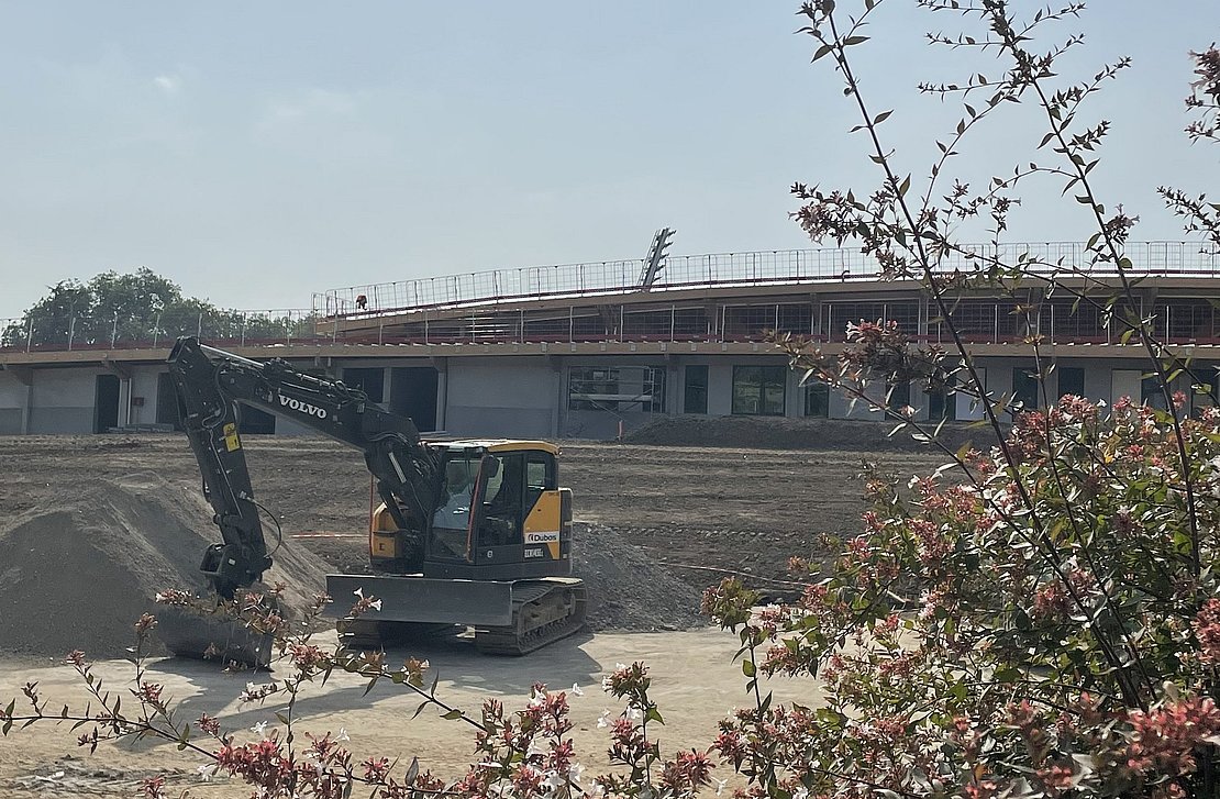 Le chantier de l'AB Campus à Bayonne