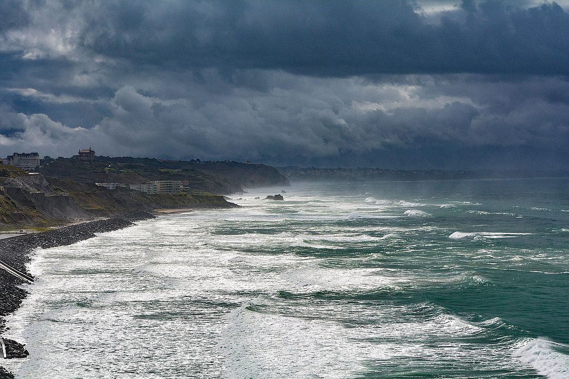 Atlantic Ocean in Biarritz