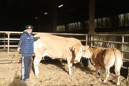 Parmi les nombreux succès de Benoît Camguilhem figure l’assouvissement de sa passion pour l’élevage, un milieu où les différences n’existent pas © FB