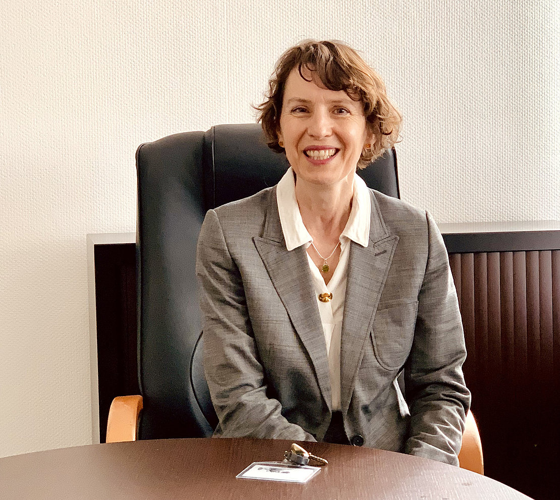 Florence Bouvier, le nouveau visage souriant de la présidence 