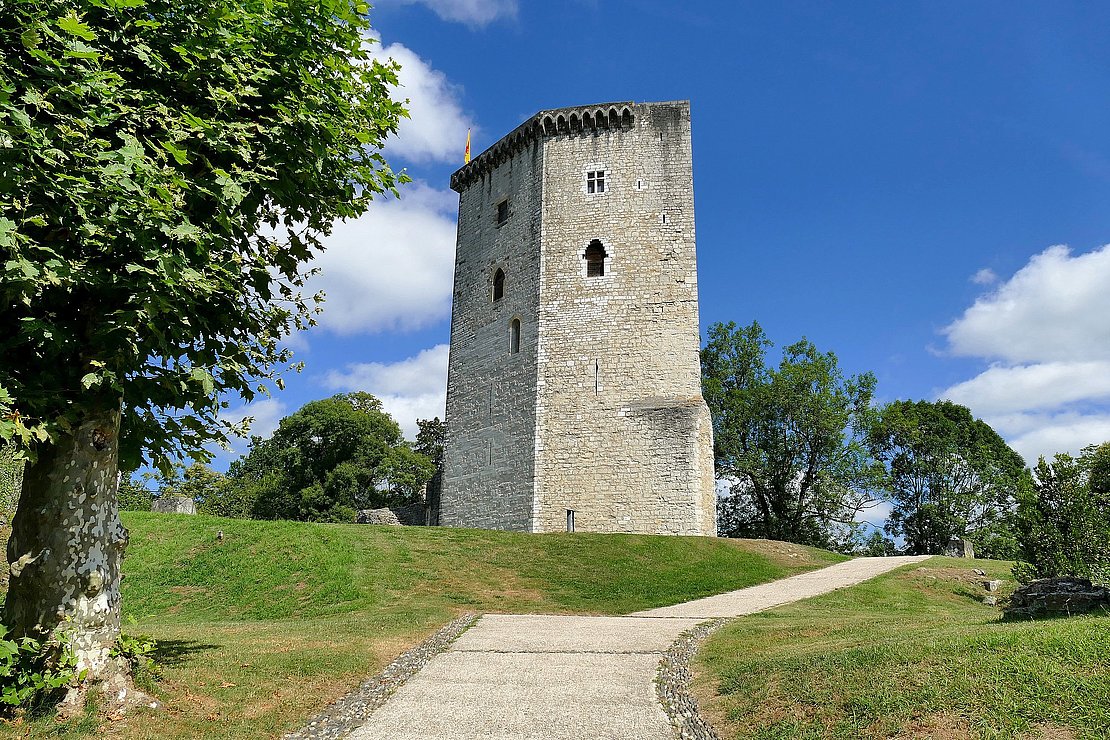 La Tour Moncade, donjon de l’ancien château d’Orthez