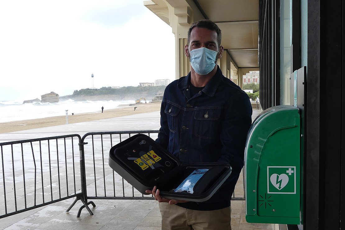 Adrien Boudousse, médecin urgentiste et 1er adjoint au maire de Biarritz © Alexandra Delalande