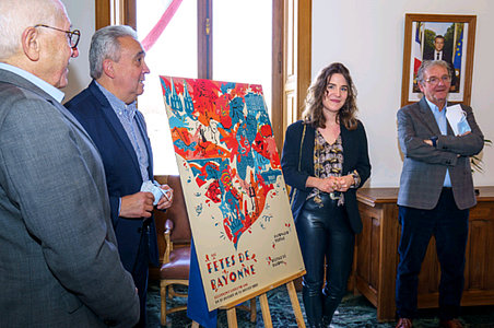 Amets Azcue, l’artiste derrière  l’affiche des Fêtes de Bayonne 2022