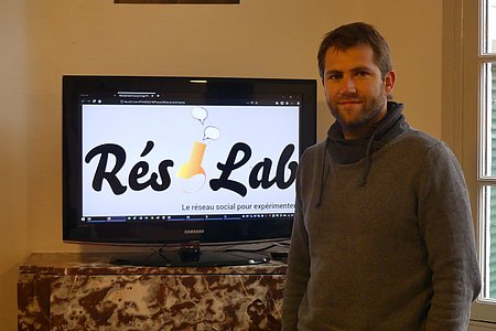 Gilles Riba est l'un des protagonistes à l'initiative du projet Résolab. © AD