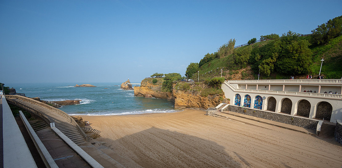 Plage du Port Vieux, Biarritz, France