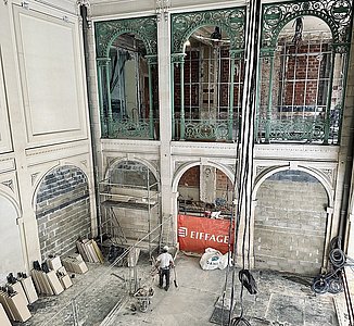 28 entreprises interviennent sur ce chantier, dont 16 des Pyrénées-Atlantiques. © YR 