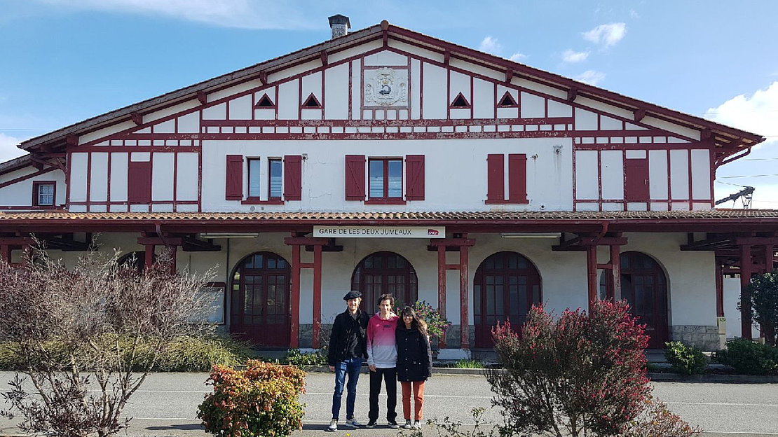 À la rentrée de septembre 2023, Conquistadors.io installera son campus à l’ancienne gare d'Hendaye Les Deux Jumeaux © DR