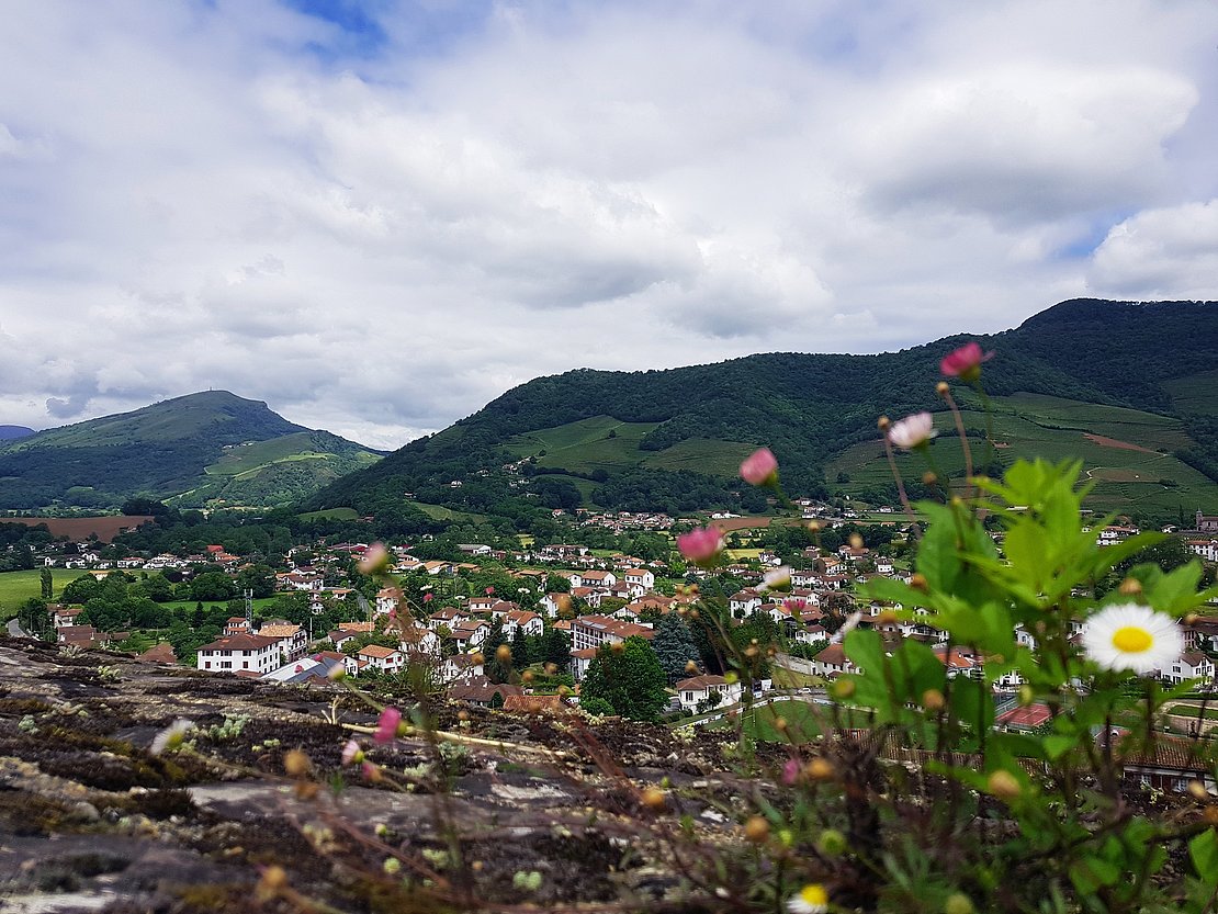 Vue sur la ville de Saint-Jean-Pied-de-Port